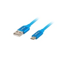 Кабел/преходник Lanberg USB MICRO-B (M)  ->  USB-A (M) 2.0 cable 1m